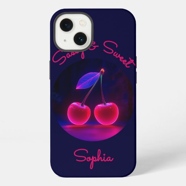 Funda Para iPhone Cherrylicious Sassy - dulce y audaz (Reverso )