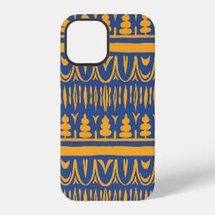 Funda Para iPhone 12 Chevron africano: patrón étnico tribal