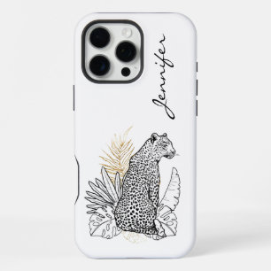 Funda Para iPhone 16 Pro Max Chic Modern Leopard iPhone 
