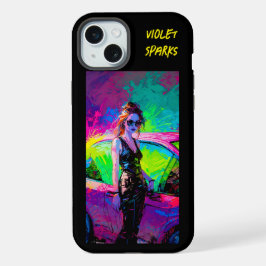 Funda para iPhone Chic Pop Art Anime Mujer con Coc