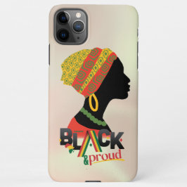 Funda Para iPhone 11Pro Max Chica afroamericano negro y orgulloso