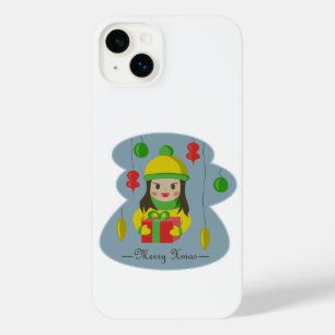 Funda Para iPhone 14 Plus Chica con caja de regalo para Navidades