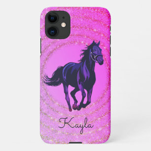 Funda Para iPhone 11 Chica de caballos