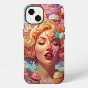 Chica de helado de caramelo Arte de fantasía surre