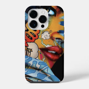 Funda Para iPhone 14 Pro chica graffiti