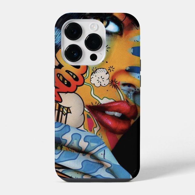 Funda Para iPhone chica graffiti (Reverso )