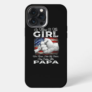 Funda Para iPhone 13 Pro Max Chica que me robó el corazón me llama papá