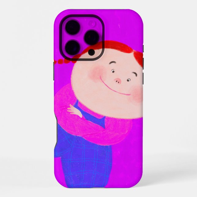Funda Para iPhone chica rosa (Reverso )