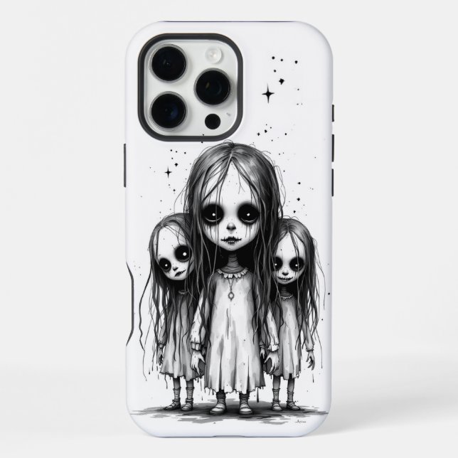Funda Para iPhone Chicas Asustadizas (Reverso )