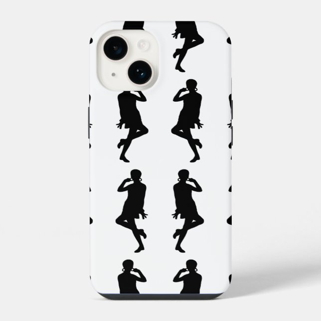 Funda Para iPhone Chicas GoGo Mod Negrita Negra (Reverso )