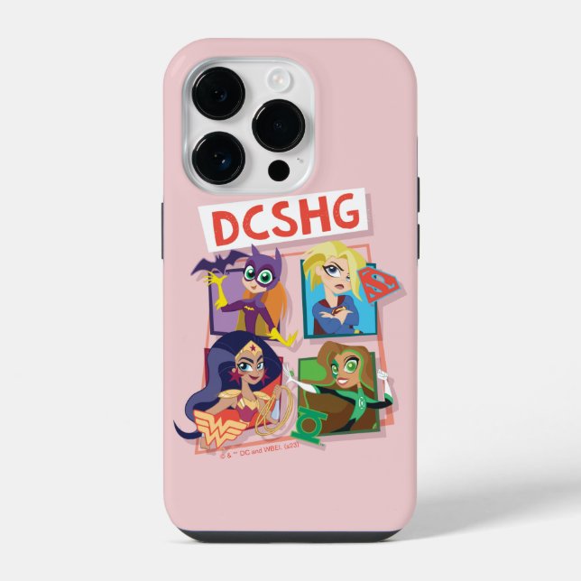 Funda Para iPhone Chicas Superhéroes DC Cuarteto (Reverso )