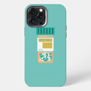 Funda Para iPhone 13 Pro Max Chill Pills Relax Médico Enfermería Medicina Graci