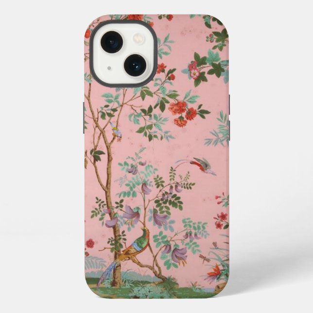 Funda Para iPhone Chinoiserie Rosa (Reverso )