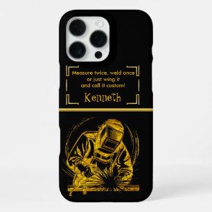 Funda Para iPhone 16 Pro Max Chispas Doradas de Habilidad