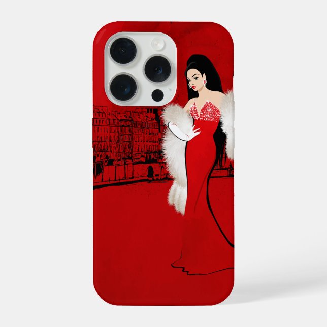 Funda Para iPhone Chisporroteando en París (Reverso )