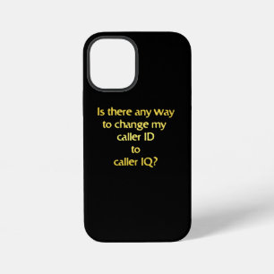 Funda Para iPhone 12 Mini Chiste divertido cambiando ID a CI