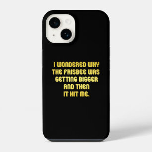 Funda Para iPhone 14 Chiste divertido de Frisbee