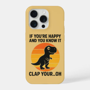 Chiste divertido de T Rex Aplaudir Oh Retro Dinosa