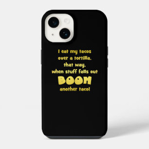 Funda Para iPhone 14 Chiste divertido de tortilla Boom