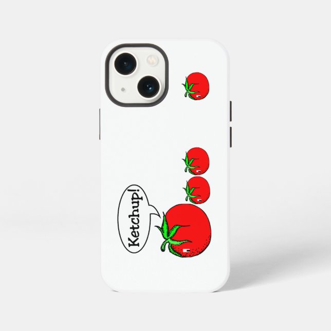Funda Para iPhone Chiste Ketchup (Reverso )