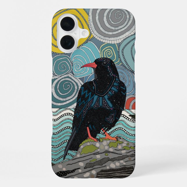 Funda Para iPhone Chova de Cornualles (Reverso )