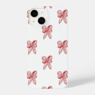 Funda Para iPhone 14 Christmas bow phone case