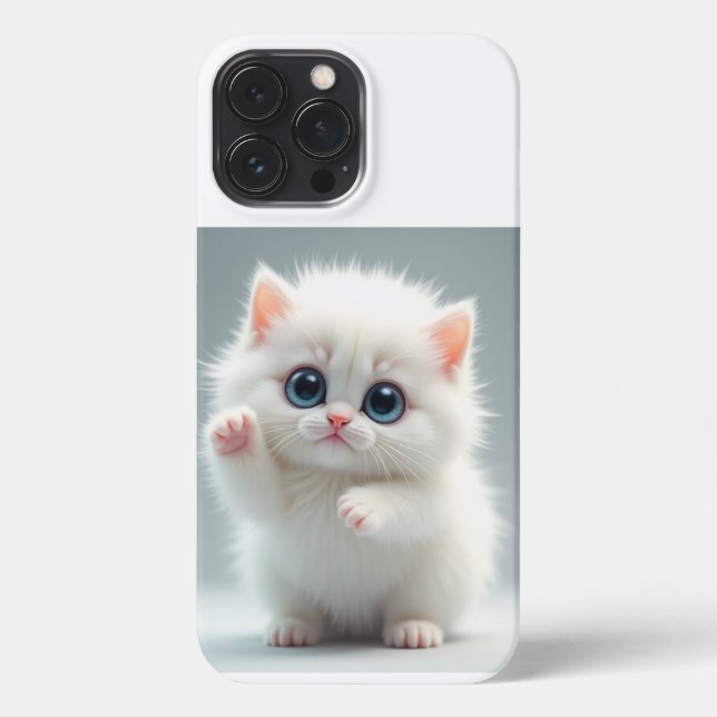 Funda Para iPhone Christmas Cat (Reverso )