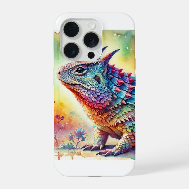 Funda Para iPhone Chuckwalla in the Desert Sun 030924AREF107 - Water (Reverso )