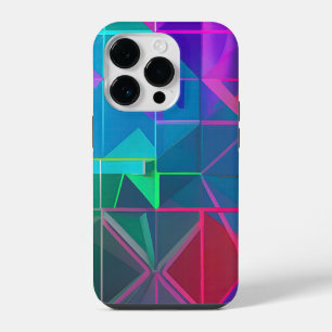 Funda Para iPhone 14 Pro Ciber-Entramado: Un espectro de luz