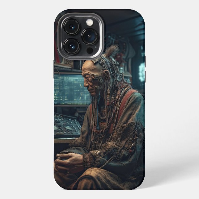 Funda Para iPhone Ciberpunk tibetano (Reverso )