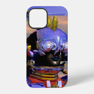 Funda Para iPhone 12 CIBORG TITÁN,Blue Gem Ciencia Ficción,Ficción cien