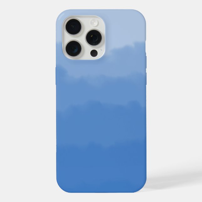 Funda Para iPhone Cielo azul soñador gradiente  (Reverso )