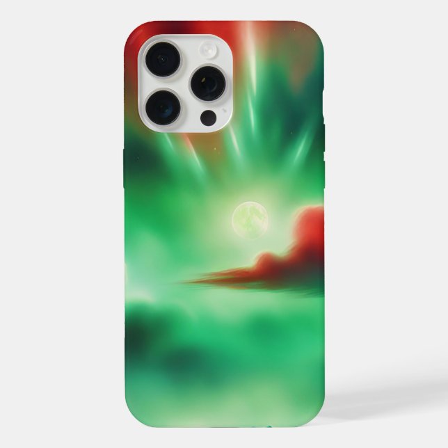 Funda Para iPhone cielo verde (Reverso )