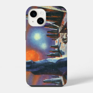 Funda Para iPhone 14 Ciencia Ficción Vintage Planeta Extranjero con Ali