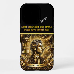 Funda Para iPhone 16 Pro Max Científico de datos creativo para información