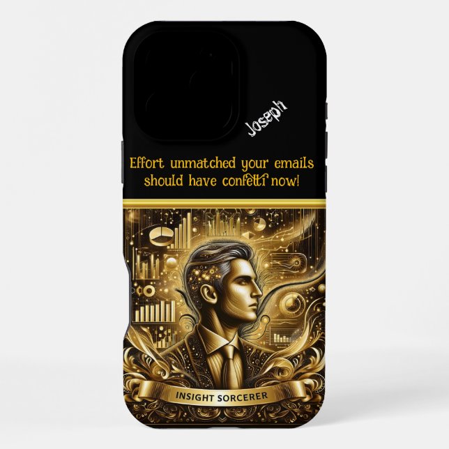 Funda Para iPhone Científico de datos creativo para información (Reverso )