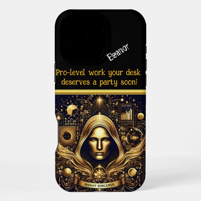Funda Para iPhone Científico de datos creativo que explora conocimie (Reverso )