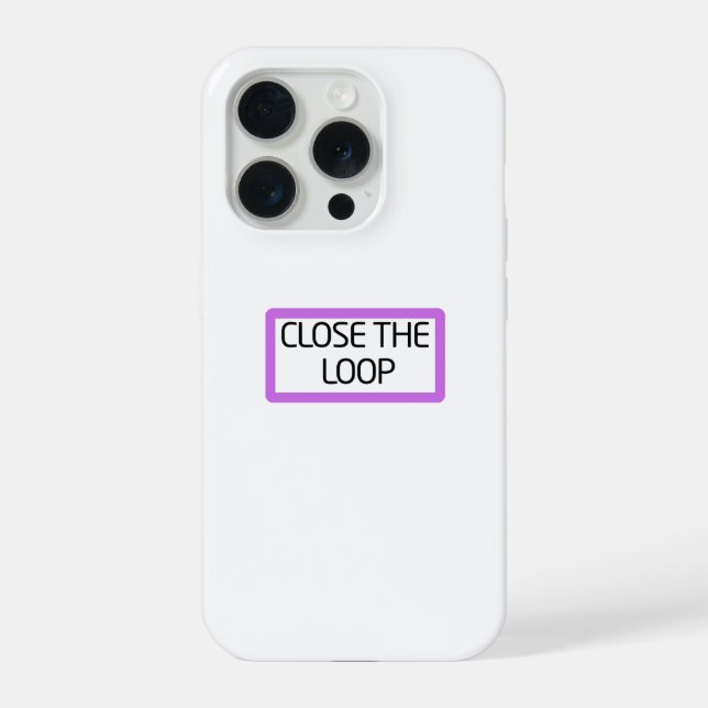 Funda Para iPhone Cierra el ciclo | iPhone de alta resistencia (Reverso )