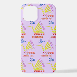 Funda Para iPhone 12 cigüeña exquisita