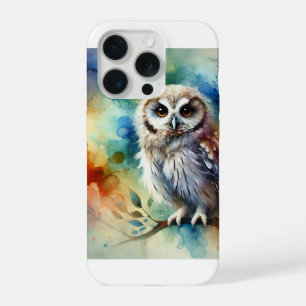 Cinereous Owl 240824AREF107 - Watercolor