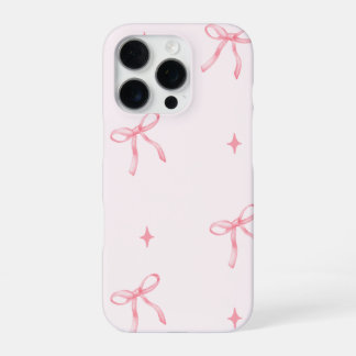 Funda Para iPhone 16 Pro Cinta color agua rosada