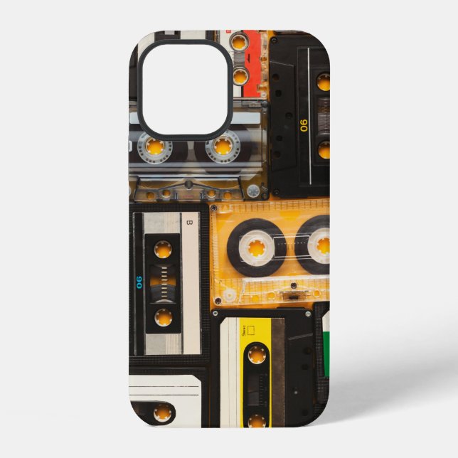 Funda Para iPhone Cinta de casete de audio retro (Reverso )