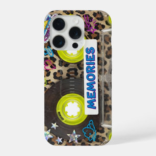 Cinta de casete retro Y2K Estética de estampado de