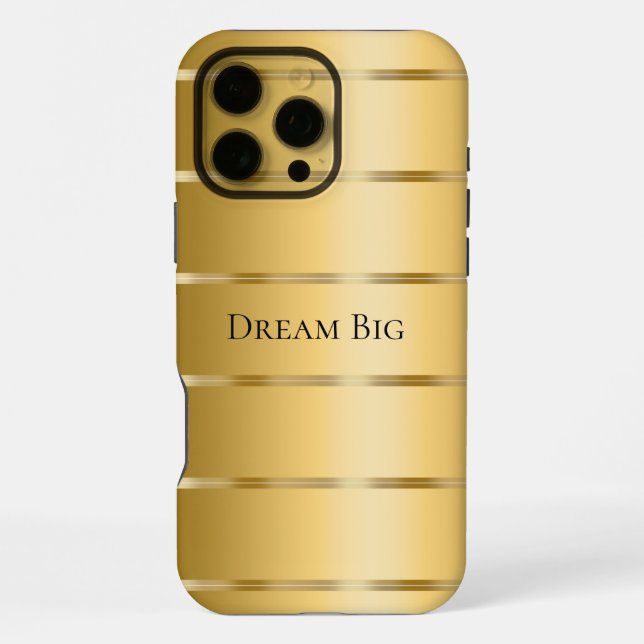 Funda Para iPhone Cinta Glam Gold (Reverso )