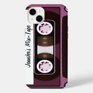 Funda Para iPhone 14 Plus Cinta Mixta Personalizada Rosa