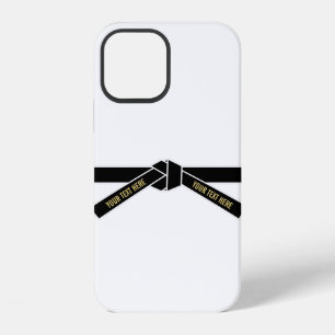 Funda Para iPhone 12 Cinturón Negro Personalizable (Kuro-obi)