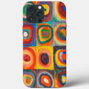 Funda Para iPhone 13 Pro Max Círculo cuadrado de Kandinsky