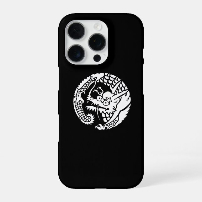 Funda Para iPhone Círculo de dragón de la secta de Nichiren (Reverso)