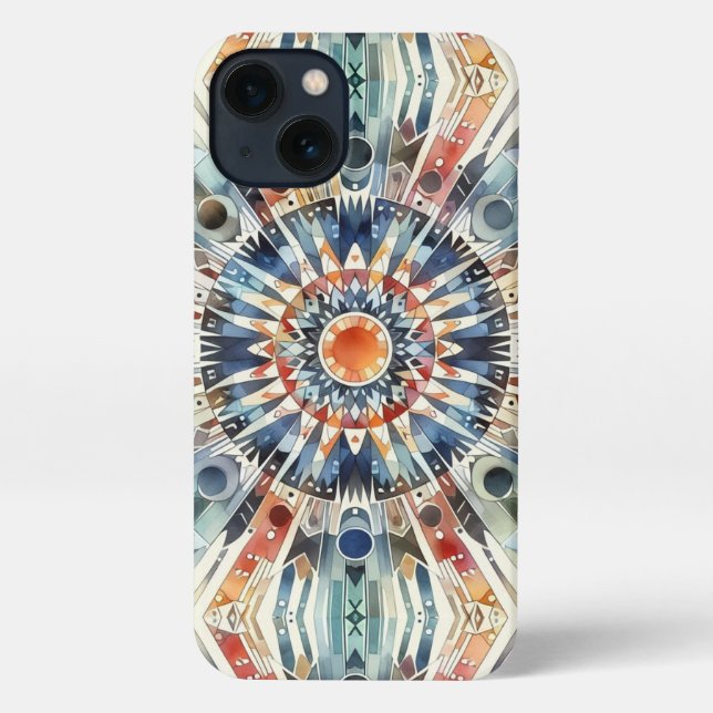 Funda Para iPhone Círculo de oración espiritual (Reverso )