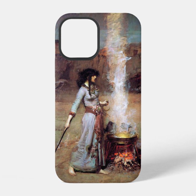 Funda Para iPhone Círculo mágico, John William Waterhouse (Reverso )